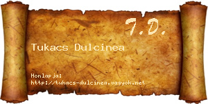 Tukacs Dulcinea névjegykártya